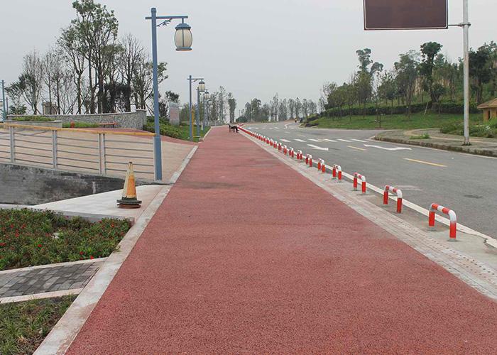 透水型彩色路面地坪