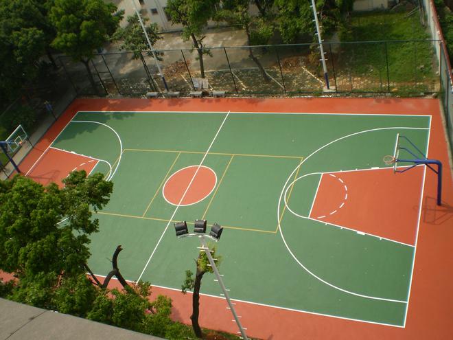 彈性硅PU球場(chǎng)地坪