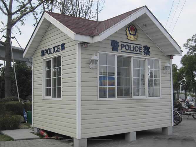 金屬雕花板崗亭